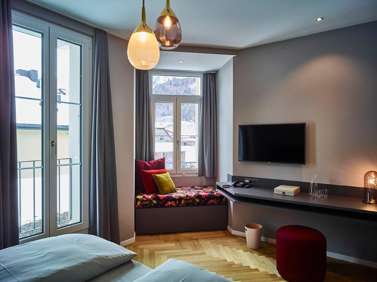 Bellevue-Terminus - Urban Lifestyle Hotel Engelberg Ngoại thất bức ảnh